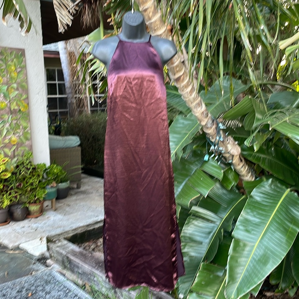 Satin slip dress